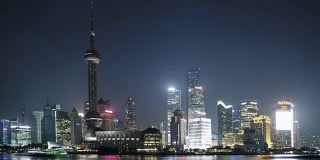 东方明珠，上海夜景，中国