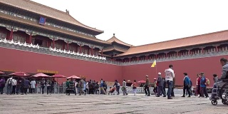中国北京紫禁城的时间流逝