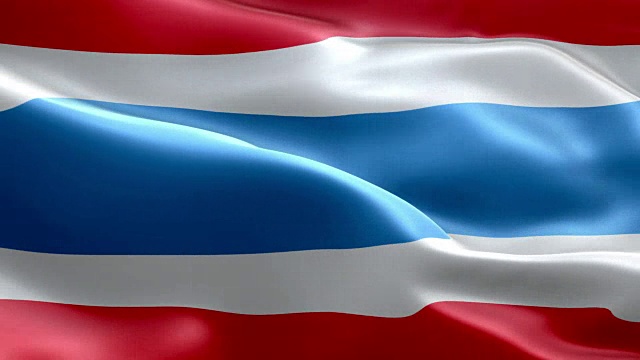 泰国国旗波浪图案可循环元素