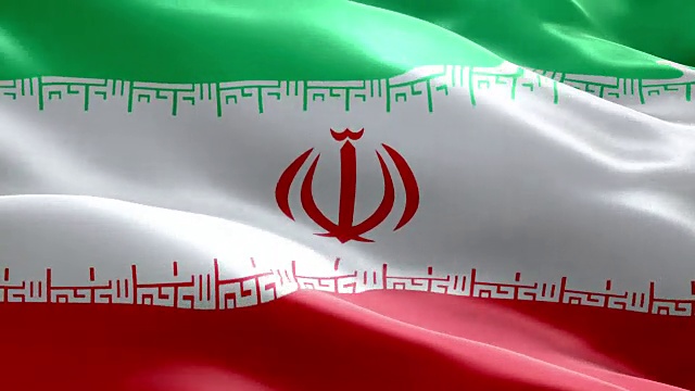 伊朗国旗波浪图案可循环元素