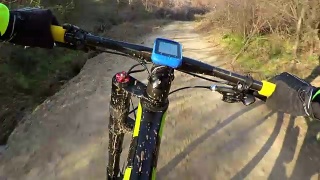 越野自行车。视频素材模板下载