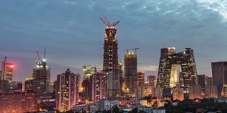 T/L MS HA PAN北京CBD和建筑工地(日夜匹配)