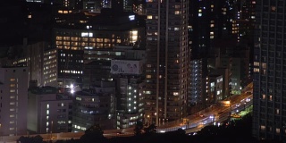 日本城夜景特写