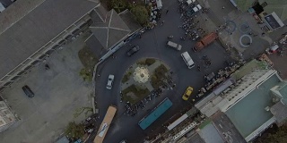 空中拍摄空中交通圈