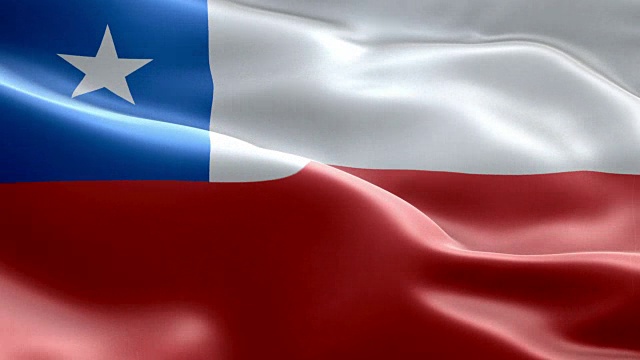 智利国旗波浪图案可循环元素