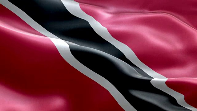 特立尼达和多巴哥国旗波浪图案可循环元素