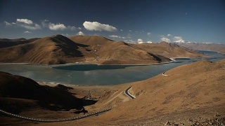 西藏冰湖视频素材模板下载