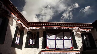 山区藏族传统民居视频素材模板下载