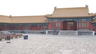 北京故宫空间展区，古宫宫，中国北京。视频素材模板下载