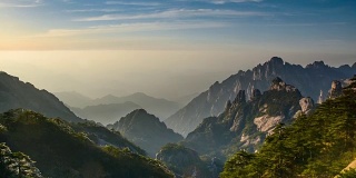 黄山，中国东部。