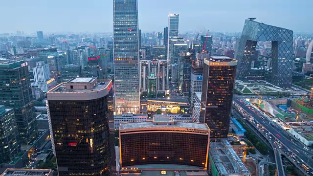 时间流逝——俯瞰北京的天际线