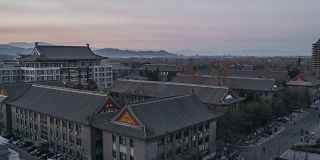 T/L WS HA PAN Peking University Sunset to Dusk，北京，中国