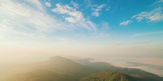 日出看山景