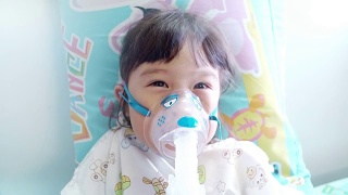 儿童有哮喘，需要注射视频素材模板下载