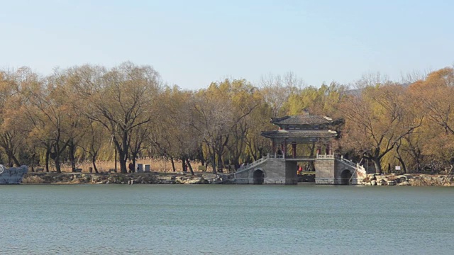 北京颐和园的古桥