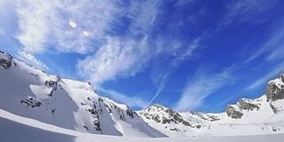 时间推移:奥地利的阿尔卑斯山在Kuehtai滑雪胜地