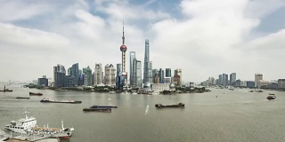 T/L WS HA高角度上海天际线/上海，中国