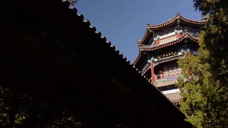 北京颐和园佛香塔视频素材模板下载