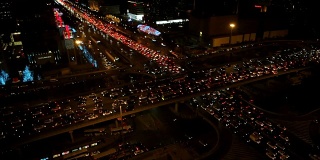 WS HA鸟瞰图北京交通拥堵