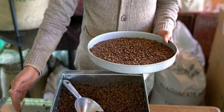 CU咖啡烘焙机通过咖啡豆进行分类