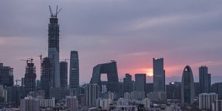 T/ lms HA ZI Beijing CBD Sunset /北京，中国