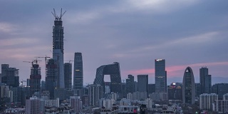 T/L MS HA Beijing CBD Sunset /北京，中国