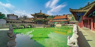 中国昆明的圆通寺或金庙