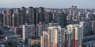 T/L WS HA ZI Living Apartment and Urban Residential Area, Day to Night Transition /北京，中国