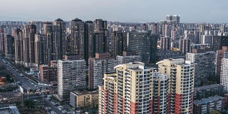 T/L WS HA Living Apartment and Urban Residential Area, Day to Night Transition /北京，中国