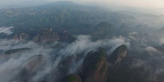 中国，广西，八角寨(八角村)峰，红沙石质地貌