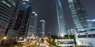 T/L WS LA ZI Downtown Shanghai at Night /上海，中国