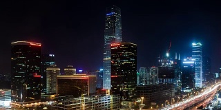 北京的夜景