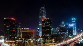 北京的夜景视频素材模板下载