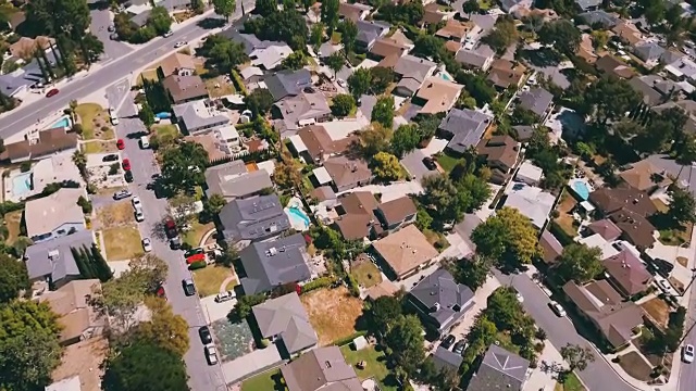 住宅区房屋的天线