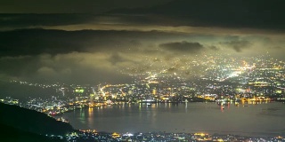 4K延时:Suwa lake from Takabochi nagano Japan at night, Apple ProRes 422 (HQ) 3840x2160格式