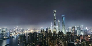 T/L WS HA TD Shanghai Panorama at Night /上海，中国