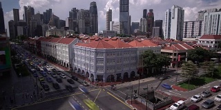 新加坡唐人街路十字路口TL WS