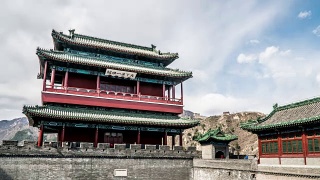 故宫和居庸关长城的时间流逝，中国北京视频素材模板下载