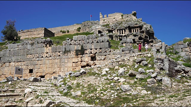 特洛斯古城，来自费提耶。Mugla /土耳其