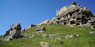 特洛斯古城，来自费提耶。Mugla /土耳其