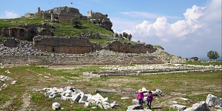 特洛斯古城，来自费提耶。Mugla /土耳其