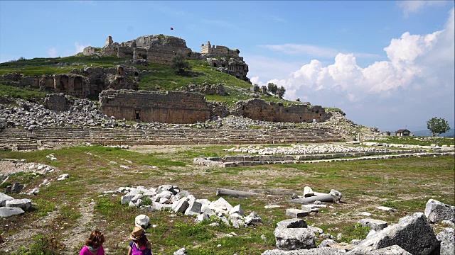 特洛斯古城，来自费提耶。Mugla /土耳其