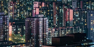T/L WS HA TU Urban Residential Area at Night /中国北京
