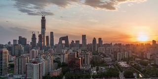 T/L WS HA TU高视角北京市区，天/北京，中国