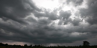 风暴云雨时间流逝4K