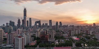 T/L WS HA PAN高视角北京市区，天/北京，中国