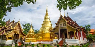 泰国清迈的佛寺(变焦镜头)