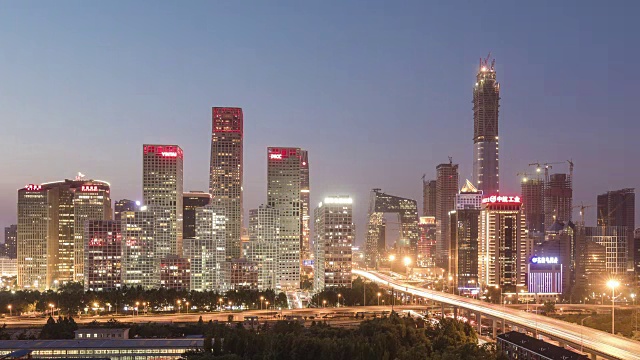 时光流逝——中国北京的未来城市景观