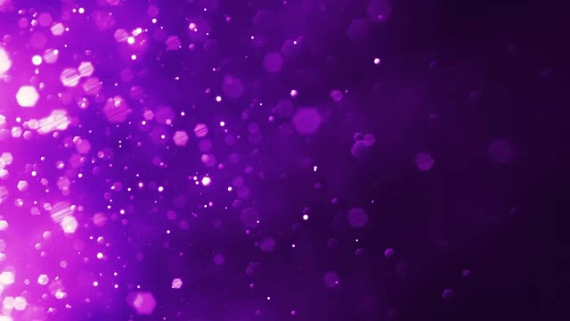 4k紫色粒子水平运动-背景动画-可循环