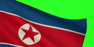 朝鲜国旗是哑光的